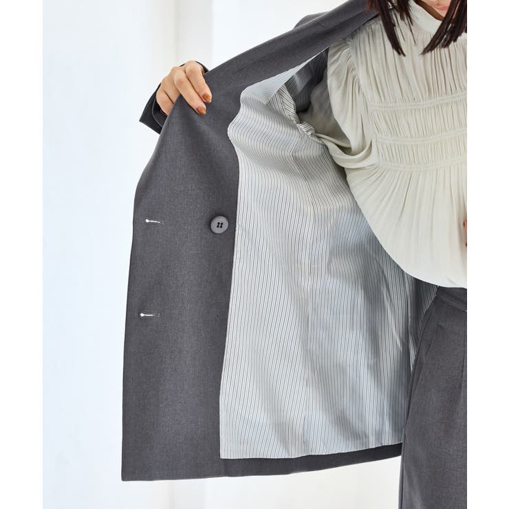 ウーリッシュダブルブレストテーラードジャケット | VIS  | 詳細画像43