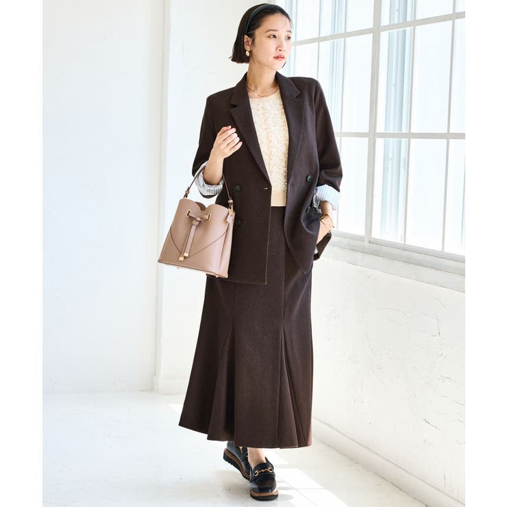 ウーリッシュダブルブレストテーラードジャケット | VIS  | 詳細画像6