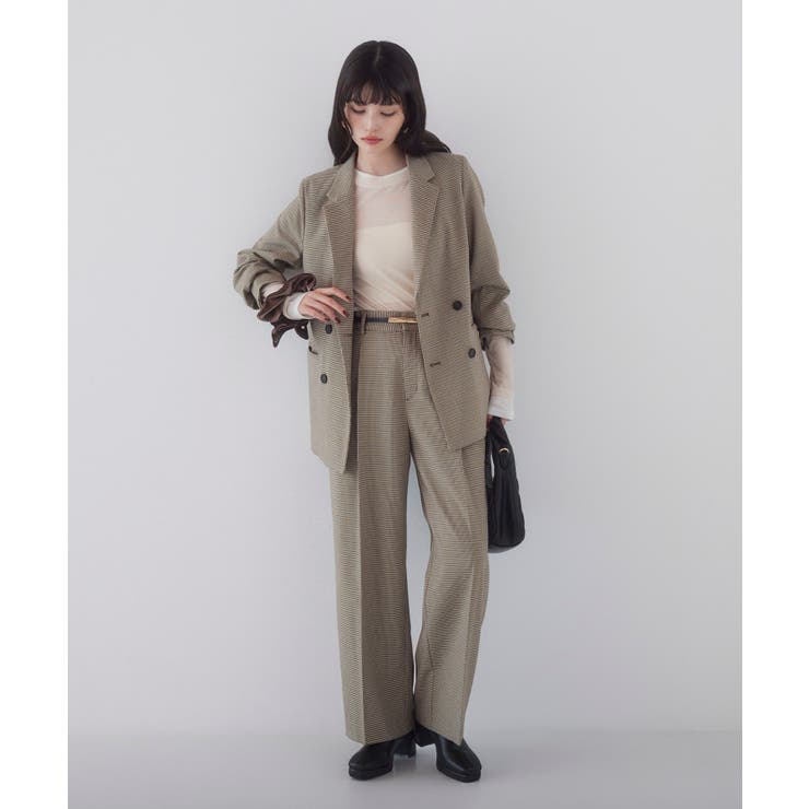 ウーリッシュダブルブレストテーラードジャケット | VIS  | 詳細画像9