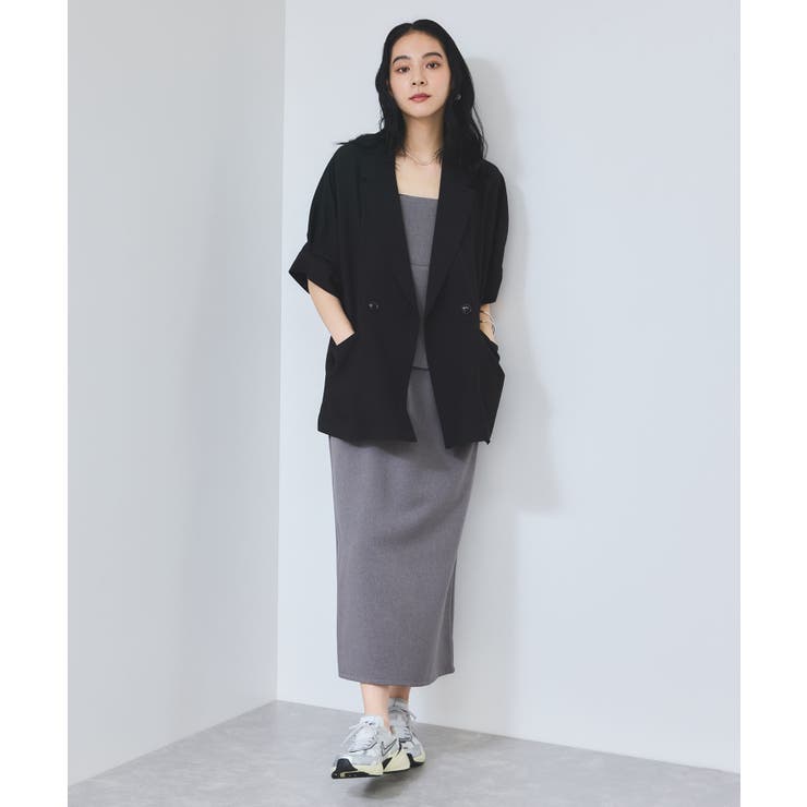 【WEB限定】タックスリーブテーラードジャケット | VIS  | 詳細画像2 