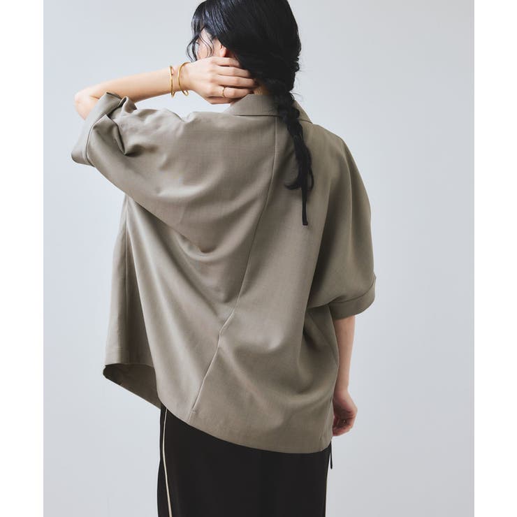 【WEB限定】タックスリーブテーラードジャケット | VIS  | 詳細画像9 