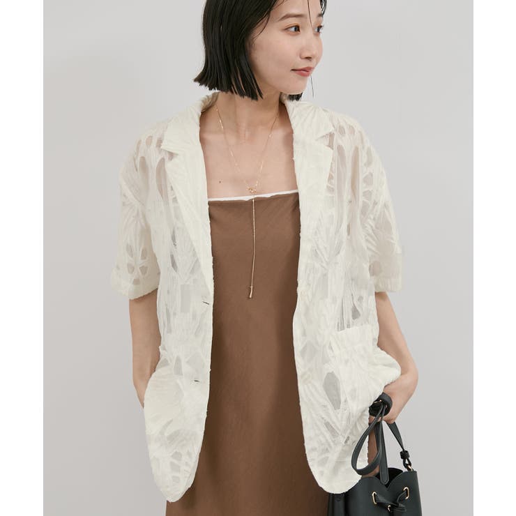 キナリ(16) | シアージャガードハーフスリーブサマージャケット | VIS 