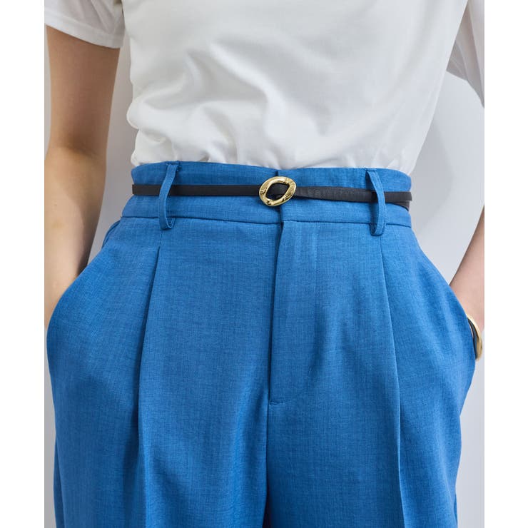 10ｍｍ巾変形メタルバックルピンレスベルト | VIS  | 詳細画像12 