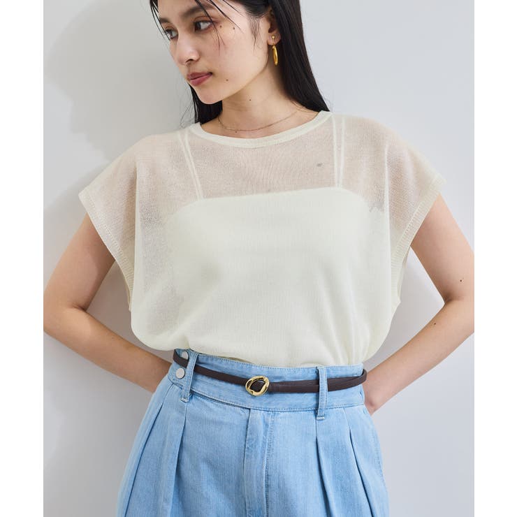 10ｍｍ巾変形メタルバックルピンレスベルト | VIS  | 詳細画像13 