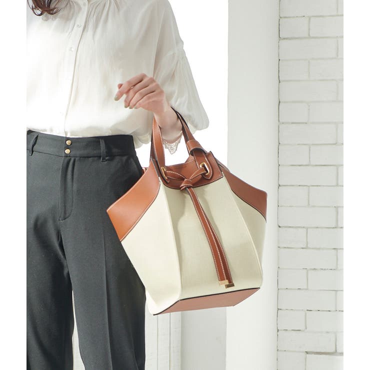 対応 マルチway コットンコンビフロントタイバッグ ラージ 品番 Visw Vis ビス のレディースファッション通販 Shoplist ショップリスト