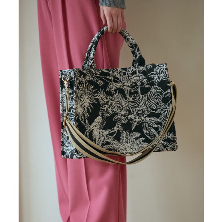 【新色追加】【A4対応】2WAYジャングル柄トートバッグ | VIS  | 詳細画像1 