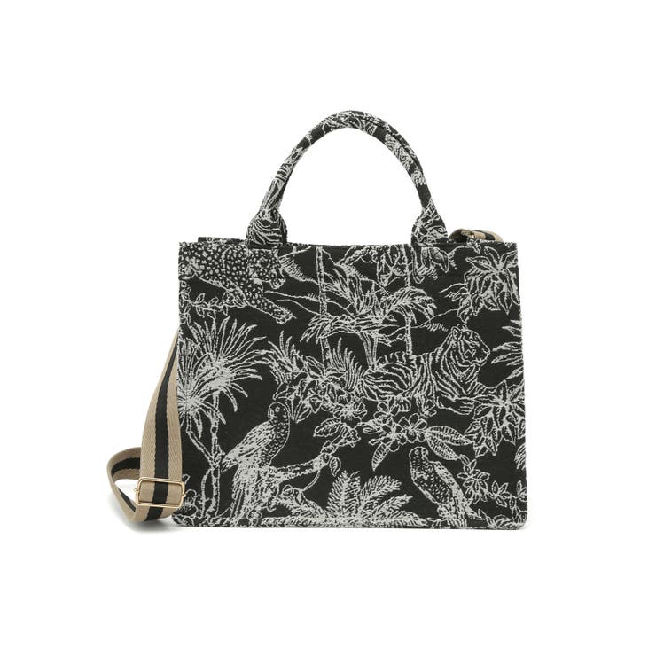 【新色追加】【A4対応】2WAYジャングル柄トートバッグ | VIS  | 詳細画像2 