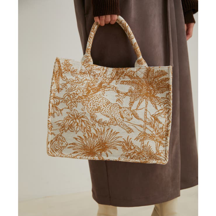 【新色追加】【A4対応】2WAYジャングル柄トートバッグ | VIS  | 詳細画像29 