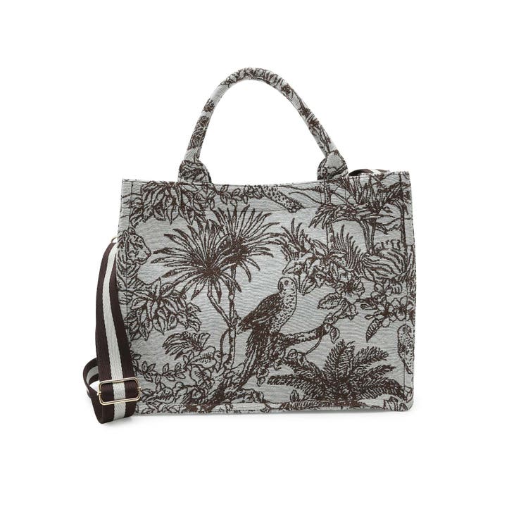 【新色追加】【A4対応】2WAYジャングル柄トートバッグ | VIS  | 詳細画像5 