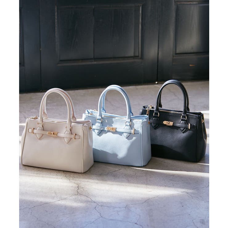 【新色追加】【2WAY】フロント金具3層トートバッグ | VIS  | 詳細画像7 