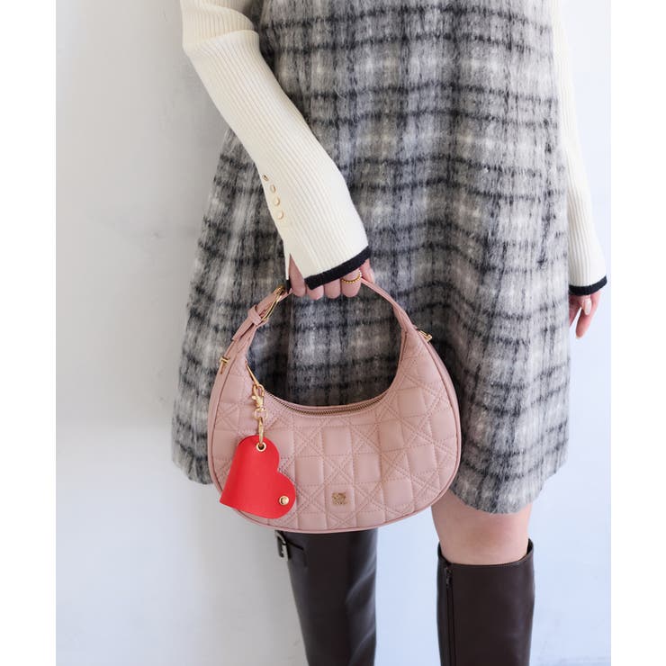 ハートチャーム付き2WAYキルトバッグ | VIS  | 詳細画像10 