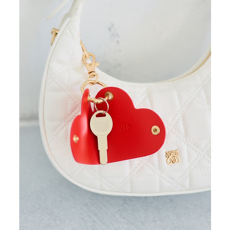 ハートチャーム付き2WAYキルトバッグ | VIS  | 詳細画像3 