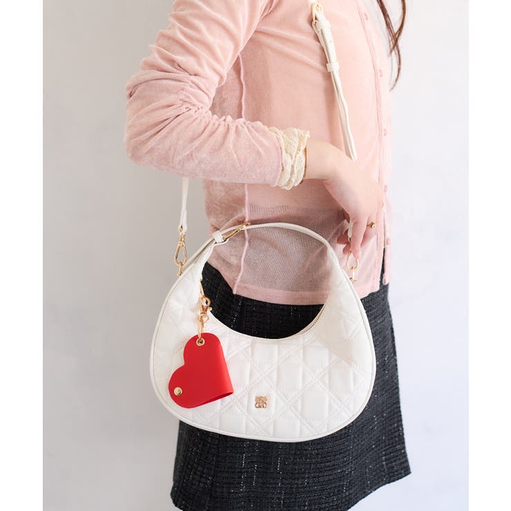 ハートチャーム付き2WAYキルトバッグ | VIS  | 詳細画像6 