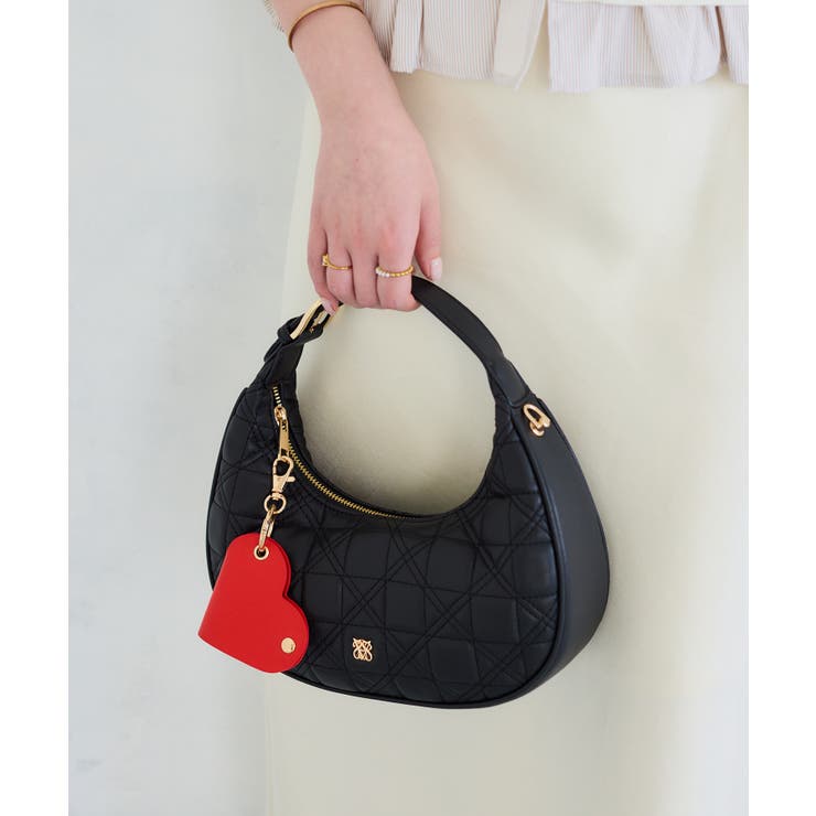 ハートチャーム付き2WAYキルトバッグ | VIS  | 詳細画像8 