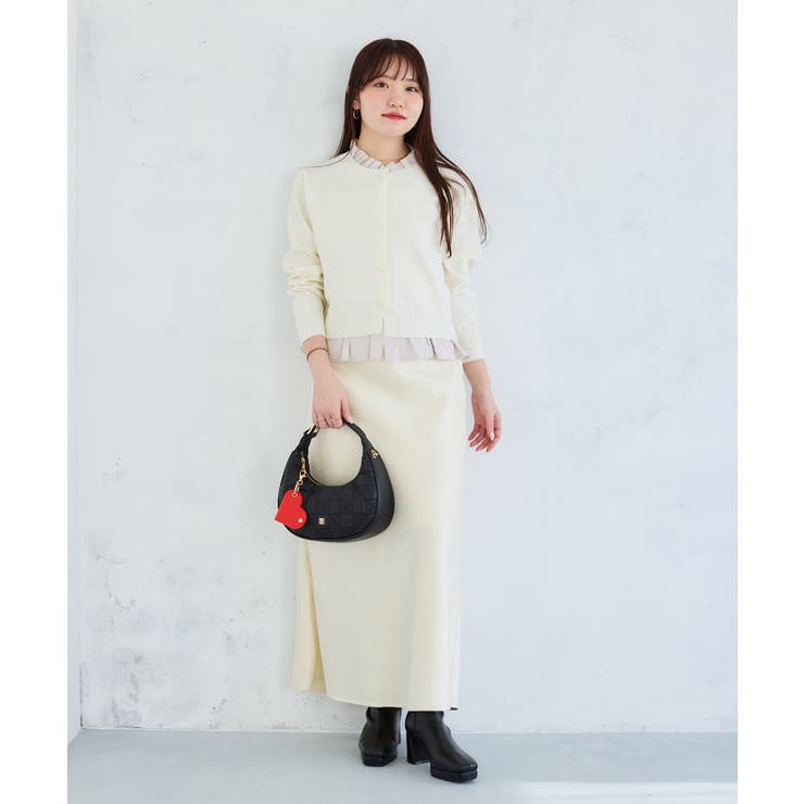 ハートチャーム付き2WAYキルトバッグ | VIS  | 詳細画像9 