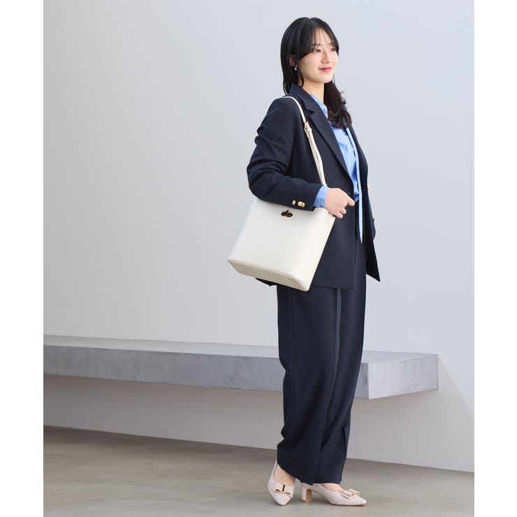 楕円ひねり3層ショルダーバッグ/2WAY | VIS  | 詳細画像2 