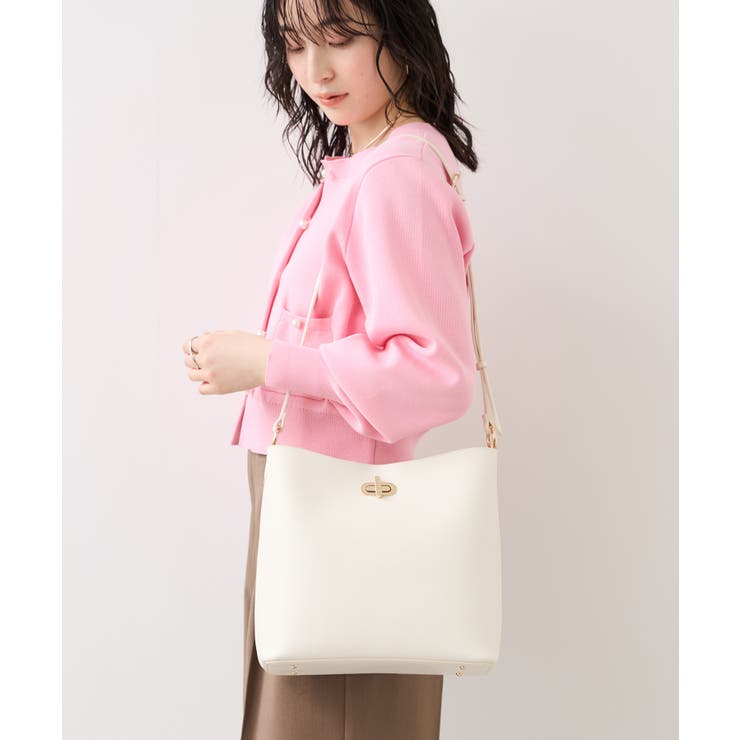 楕円ひねり3層ショルダーバッグ/2WAY | VIS  | 詳細画像23 