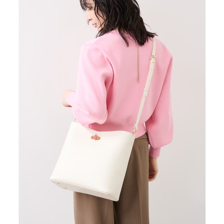 楕円ひねり3層ショルダーバッグ/2WAY | VIS  | 詳細画像24 