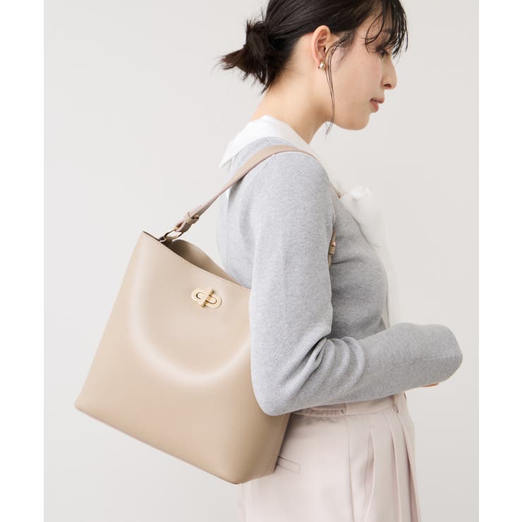 楕円ひねり3層ショルダーバッグ/2WAY | VIS  | 詳細画像28 