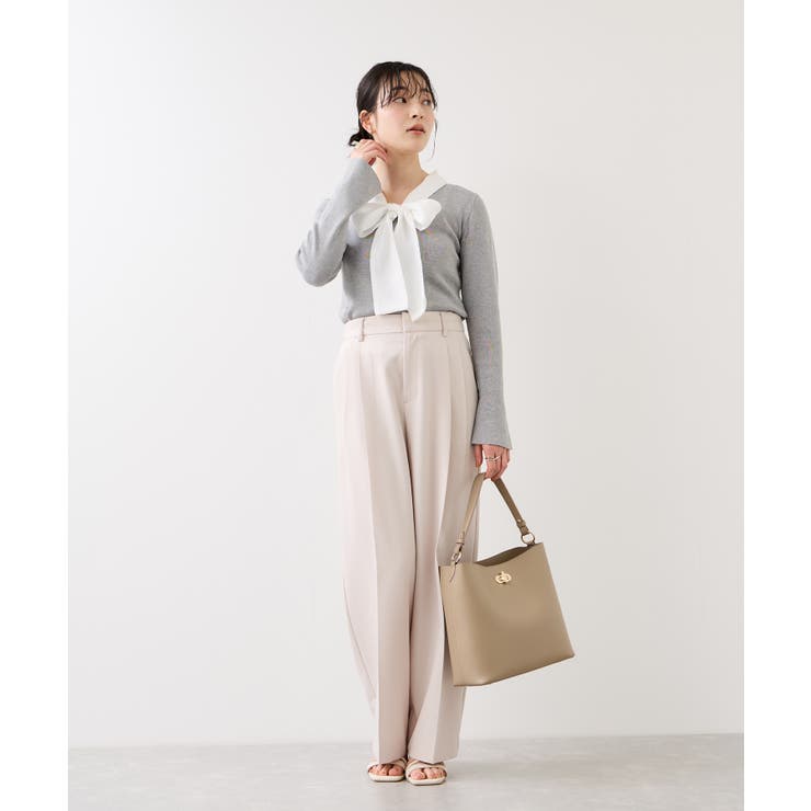 楕円ひねり3層ショルダーバッグ/2WAY | VIS  | 詳細画像30 