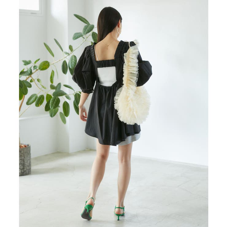 【ご好評につき追加生産】チュールフリルショルダーバッグ【3WAY】 | VIS  | 詳細画像25 