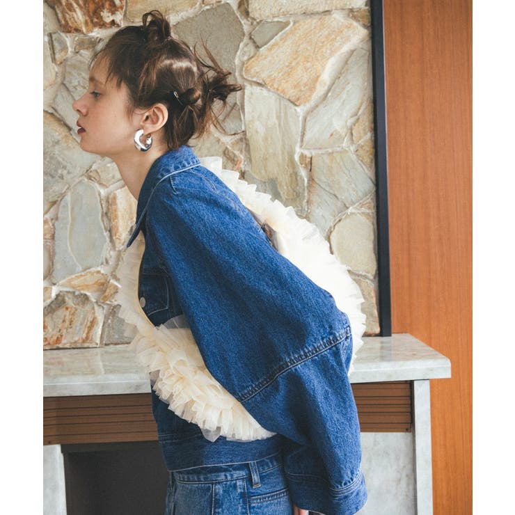 【ご好評につき追加生産】チュールフリルショルダーバッグ【3WAY】 | VIS  | 詳細画像29 