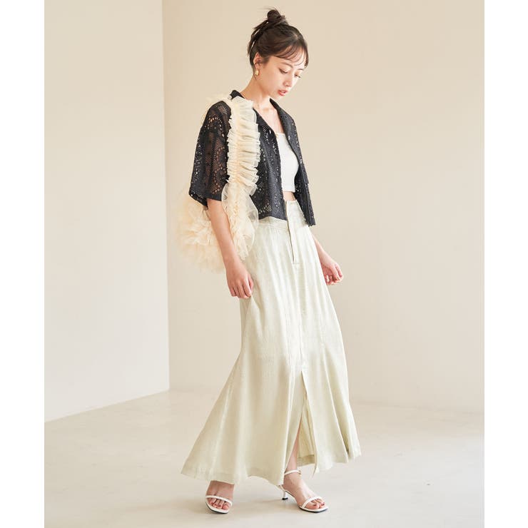 【ご好評につき追加生産】チュールフリルショルダーバッグ【3WAY】 | VIS  | 詳細画像5 