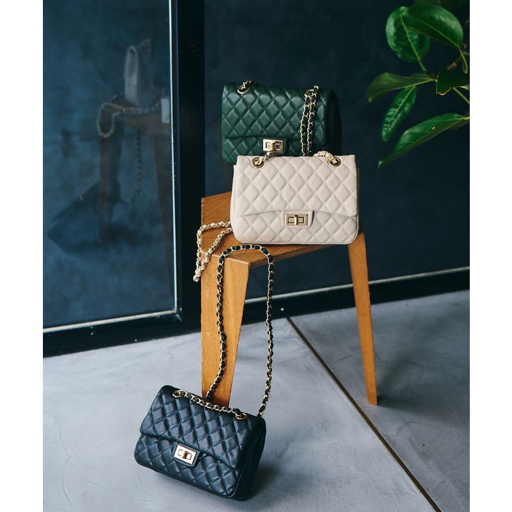 【2WAY】キルティングチェーンショルダーバッグ | VIS  | 詳細画像21 