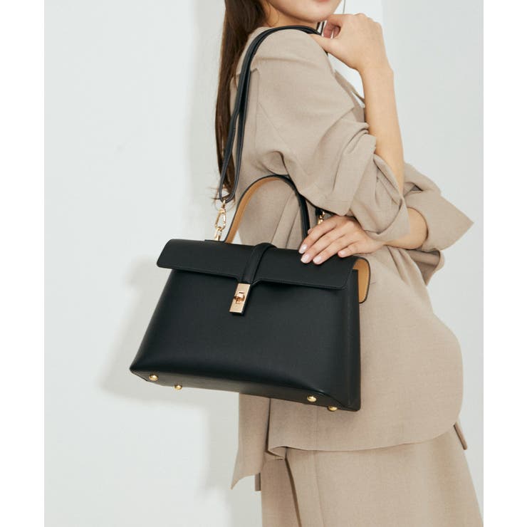 ひねり金具ワンハンドルバッグ/2WAY、軽量 | VIS  | 詳細画像12 