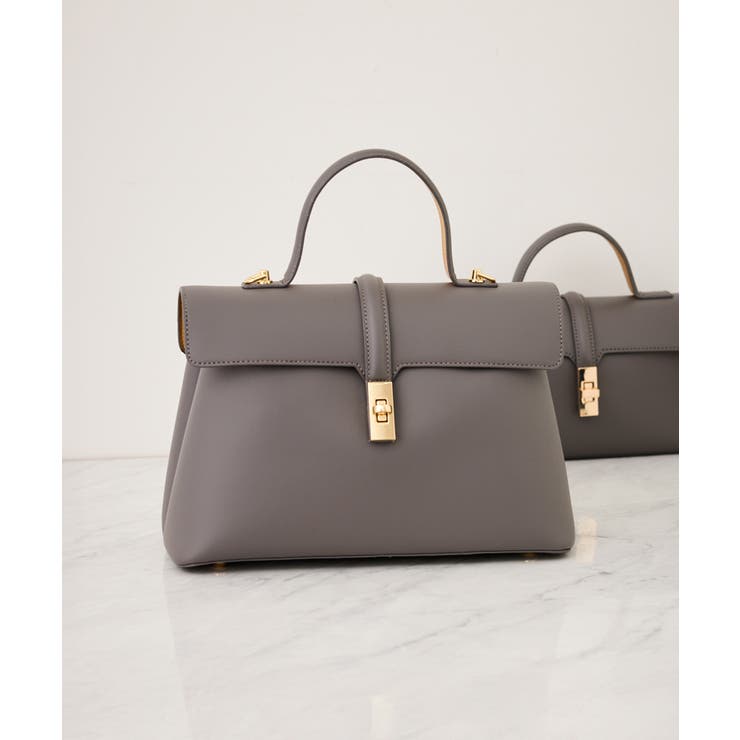 グレーサブ(09) | ひねり金具ワンハンドルバッグ/2WAY、軽量 | VIS 