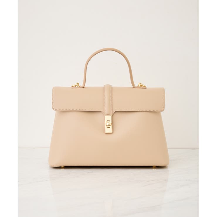 ベージュ(27) | ひねり金具ワンハンドルバッグ/2WAY、軽量 | VIS 