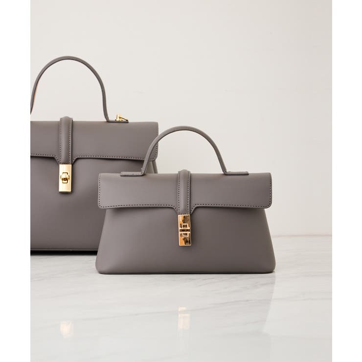 ひねり金具ワンハンドルミニショルダーバッグ/2WAY、WEB限定カラーあり | VIS  | 詳細画像1 