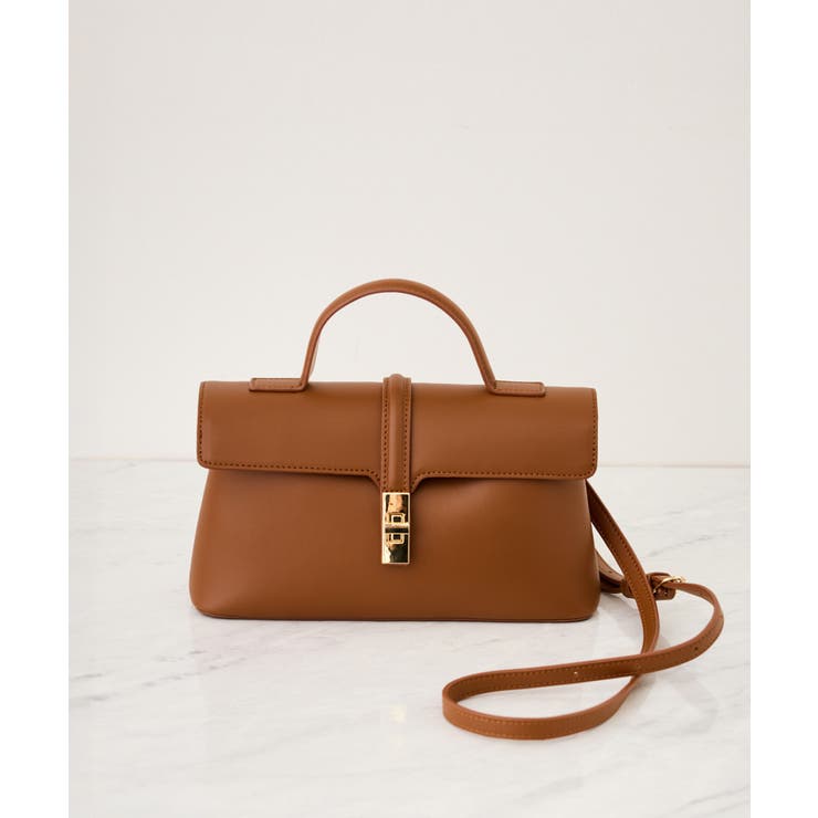 キャメル(25) | ひねり金具ワンハンドルミニショルダーバッグ/2WAY、WEB限定カラーあり | VIS 