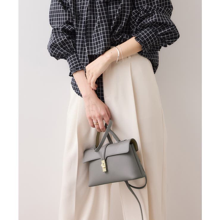 【新色追加】ひねり金具ワンハンドルミニショルダーバッグ | VIS  | 詳細画像16 