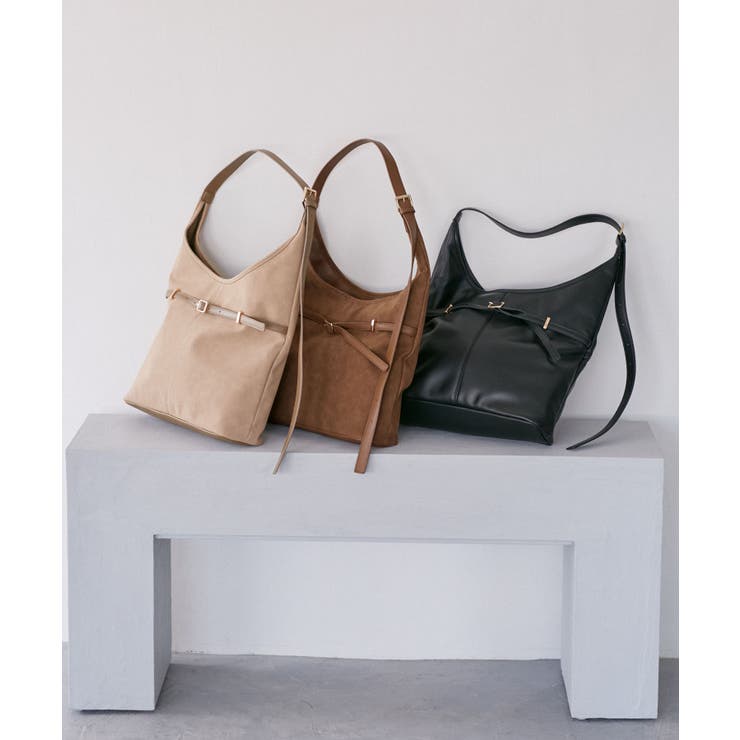 【A4収納】フロントベルトソフトショルダーバッグ | VIS  | 詳細画像2 