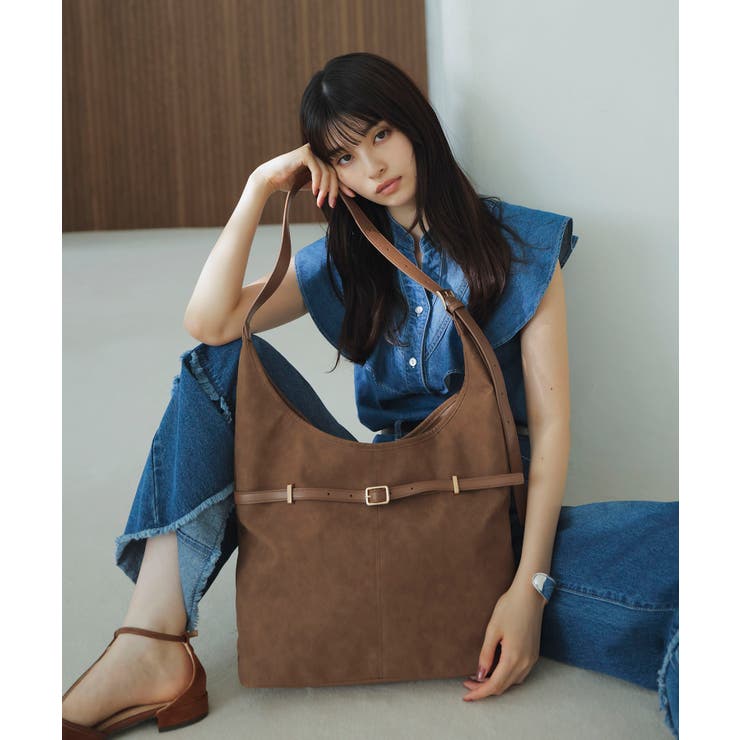 【A4収納】フロントベルトソフトショルダーバッグ | VIS  | 詳細画像5 