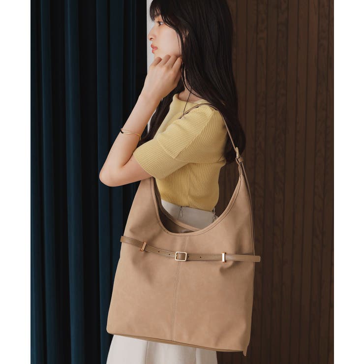 【A4収納】フロントベルトソフトショルダーバッグ | VIS  | 詳細画像9 