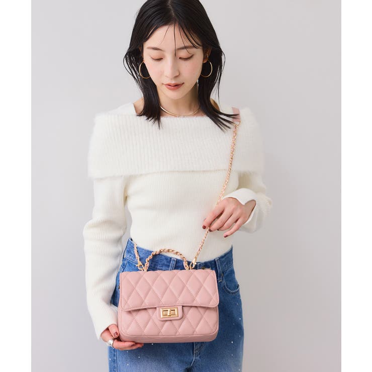 チェーンハンドルキルティングショルダーバッグ/2WAY・一部WEB限定カラー | VIS  | 詳細画像14 