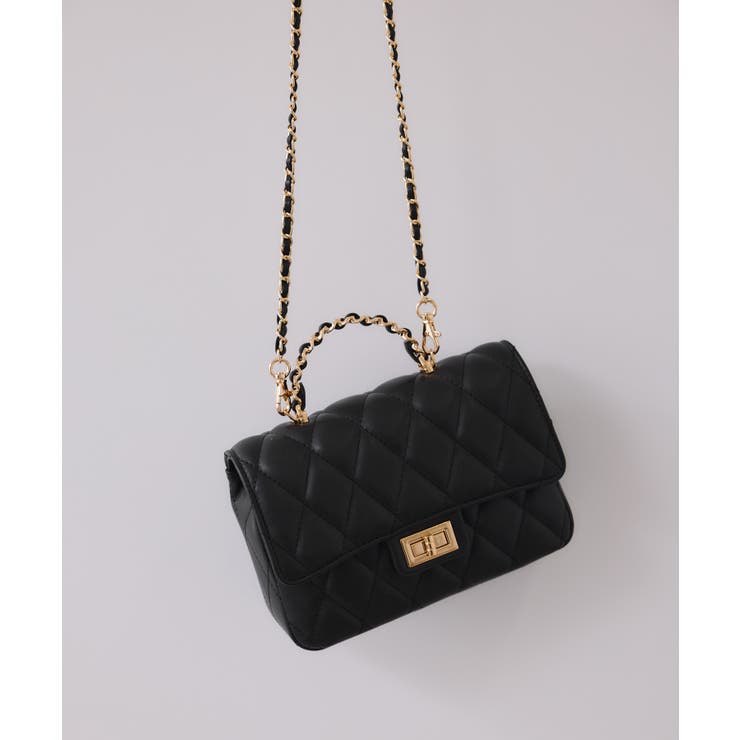 チェーンハンドルキルティングショルダーバッグ/2WAY・一部WEB限定カラー | VIS  | 詳細画像3 