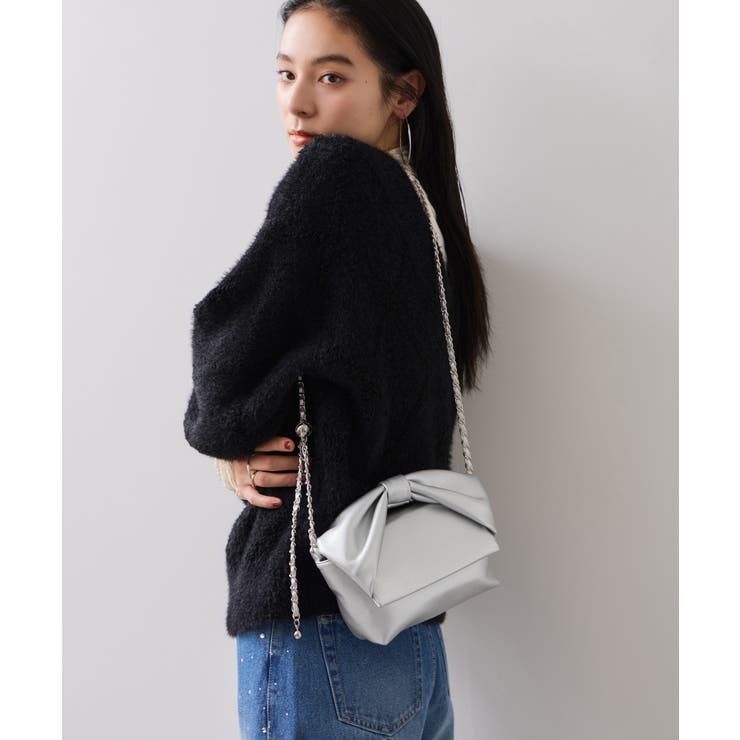 リボンハンドルチェーンショルダーバッグ/2WAY | VIS  | 詳細画像3 