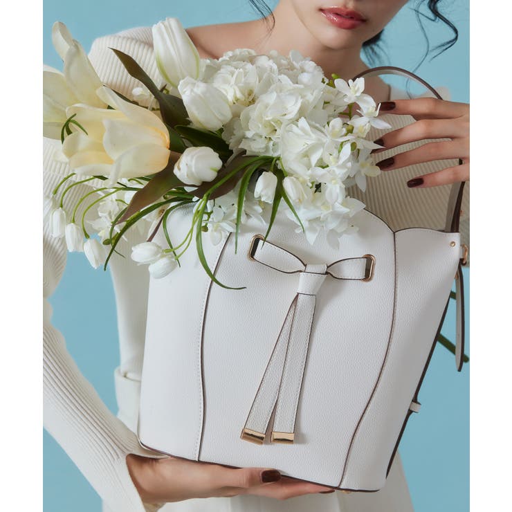 フラワーカットショルダーバッグ/2WAY | VIS  | 詳細画像4 