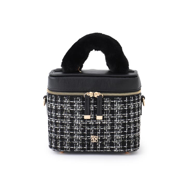 ファーハンドルキルティング＆ツイードバニティバッグ/2WAY | VIS  | 詳細画像17 