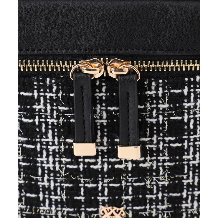 ファーハンドルキルティング＆ツイードバニティバッグ/2WAY | VIS  | 詳細画像20 