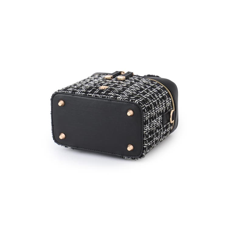 ファーハンドルキルティング＆ツイードバニティバッグ/2WAY | VIS  | 詳細画像22 