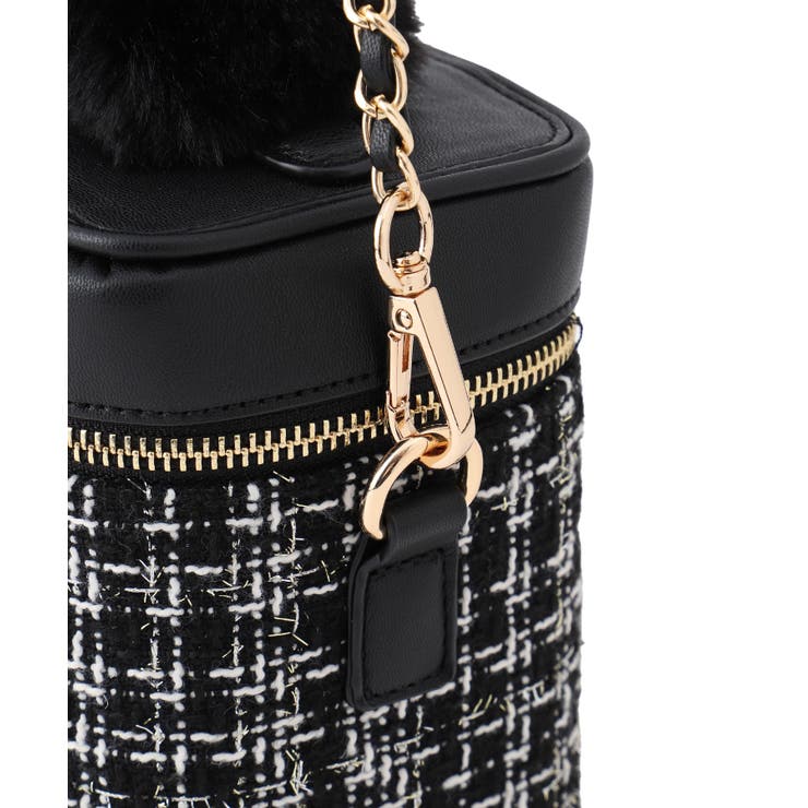 ファーハンドルキルティング＆ツイードバニティバッグ/2WAY | VIS  | 詳細画像23 