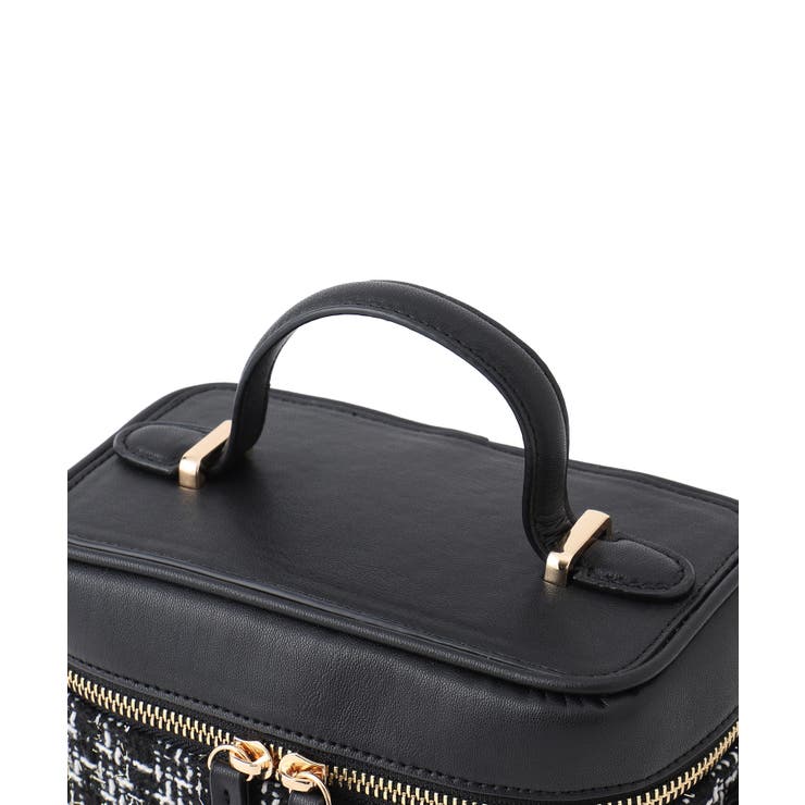 ファーハンドルキルティング＆ツイードバニティバッグ/2WAY | VIS  | 詳細画像26 