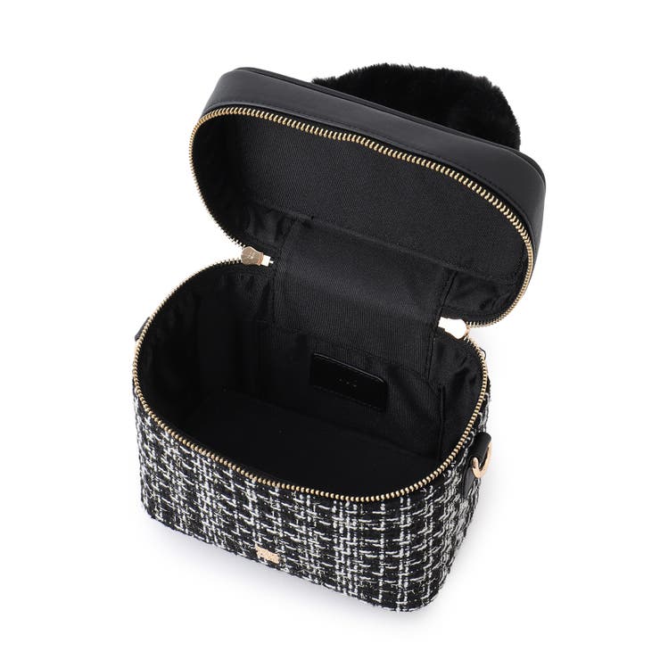 ファーハンドルキルティング＆ツイードバニティバッグ/2WAY | VIS  | 詳細画像28 