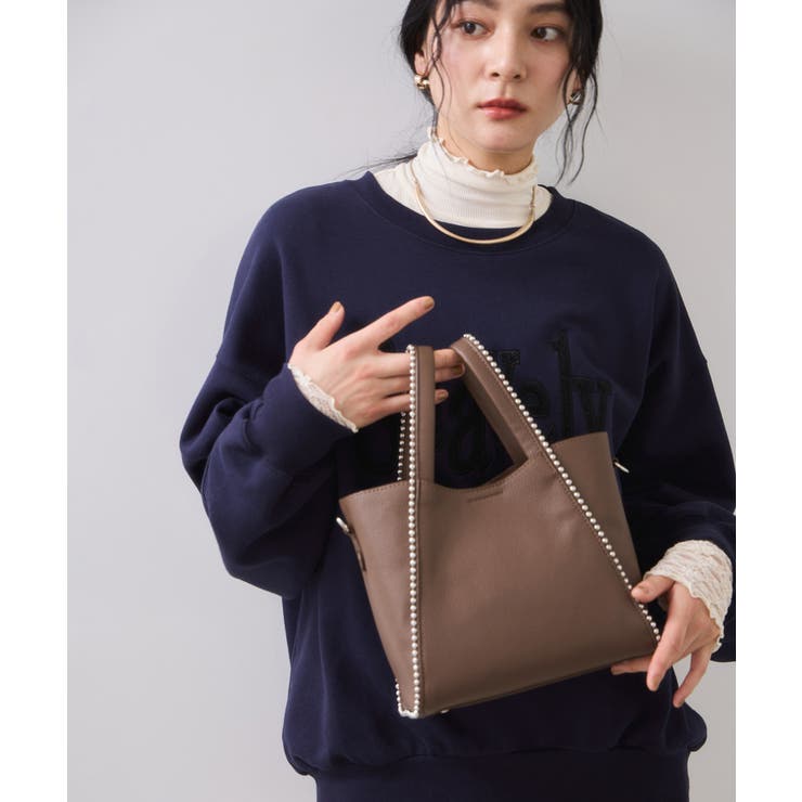 ブラウン系(24) | ボールチェーン2WAYトートバッグ | VIS 