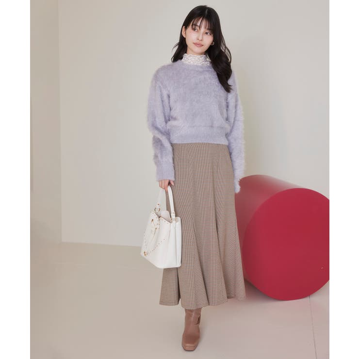 ラインストーン＆スタッズハートカットバッグ | VIS  | 詳細画像18 