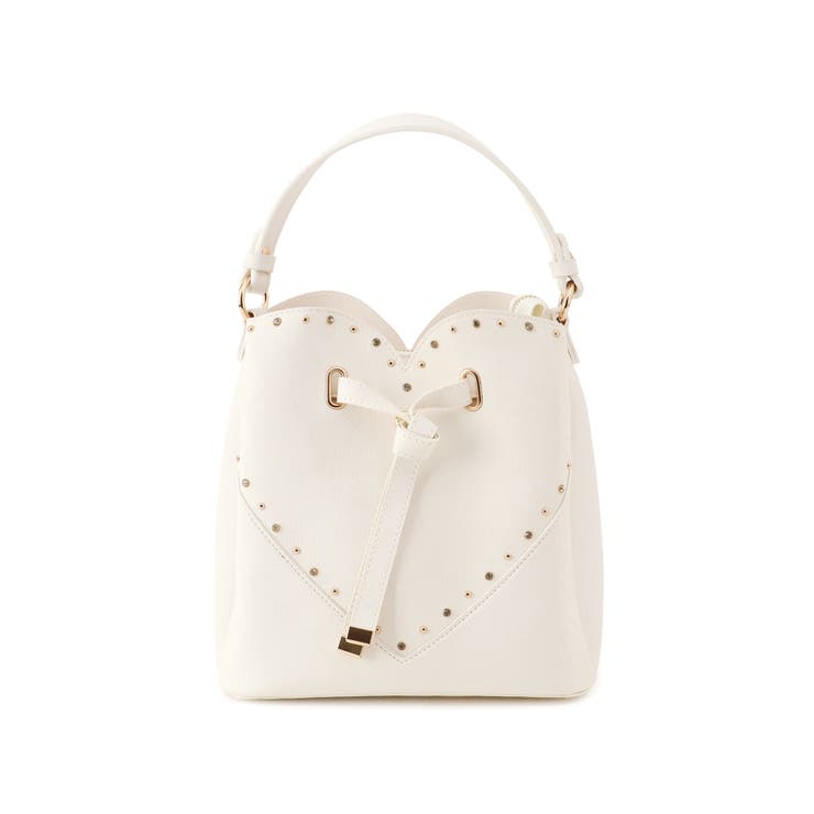 ラインストーン＆スタッズハートカットバッグ | VIS  | 詳細画像23 